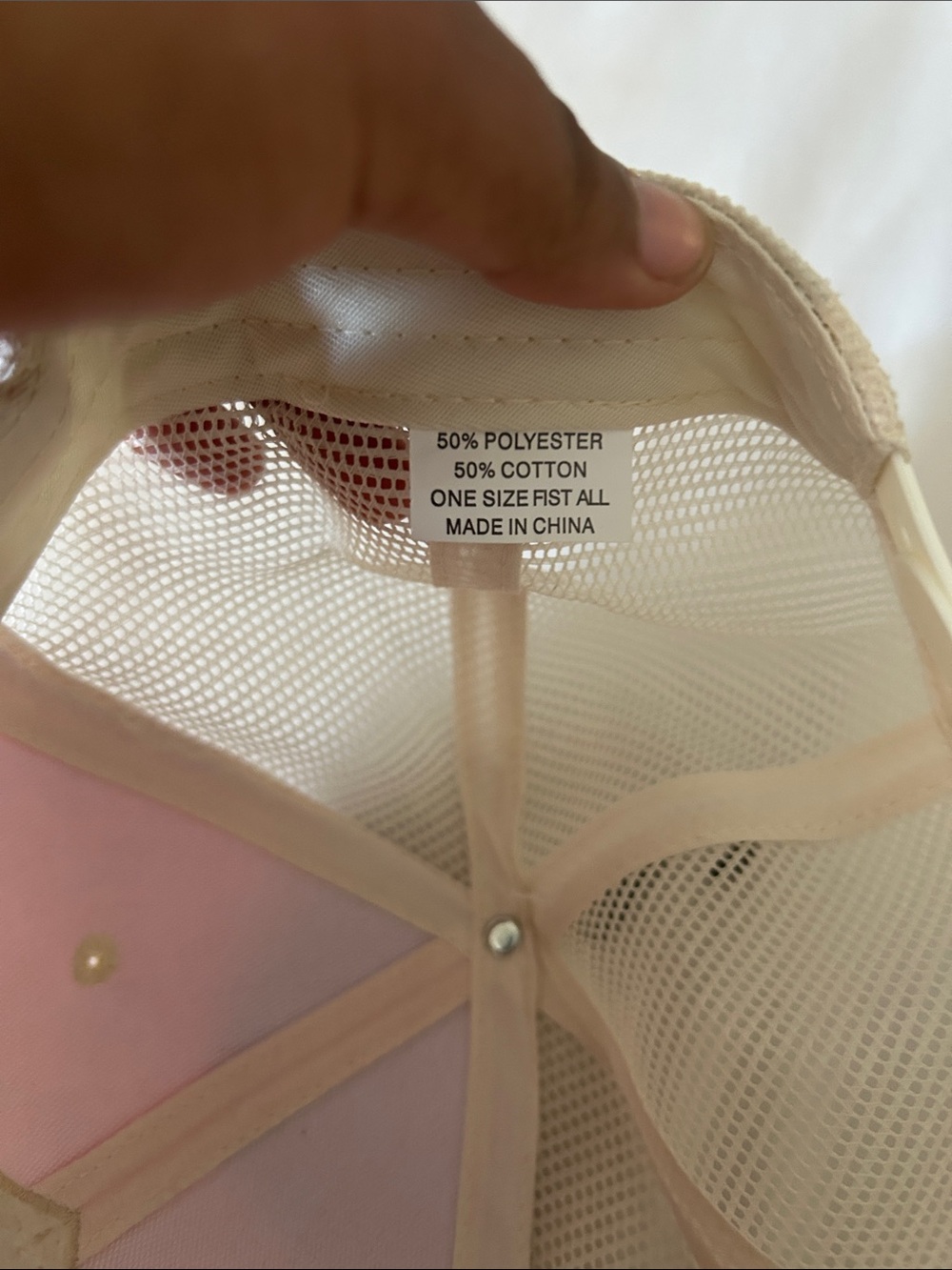 LA Patch Pink Mesh-Back Cap - Picture 3 of 6